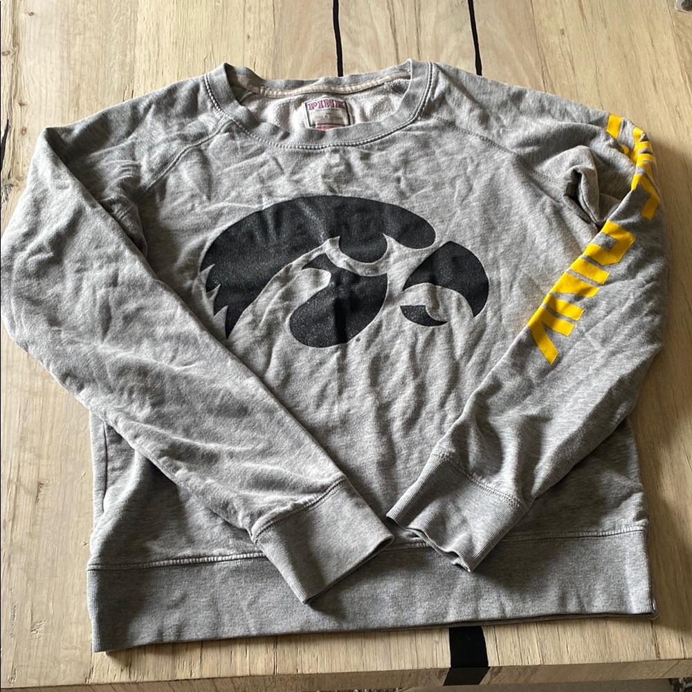 PINK Collegiate University of Iowa Hawkeyes Sweater